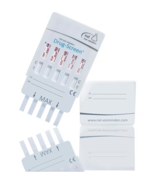 Drug-Screen Narkotest 8B, Multi-Dip Urin (25 stk.) 