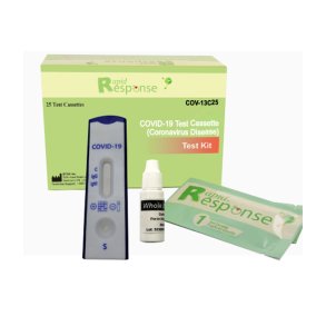 Rapid Response COVID-19 Antistof (IgG/IgM) Kviktest Coronavirus (25 test)