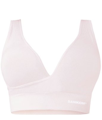 SANKOM Classic Holdningskorrigerende BH i kologisk Bomuld, Rhvid/Ivory